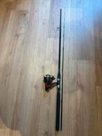 Mooie wickle picker hengel+molen van shakespeare, Ophalen of Verzenden, Gebruikt, Complete hengel