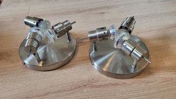 2x plafondlamp 3-spots. Mogen los verkocht. beschikbaar voor biedingen