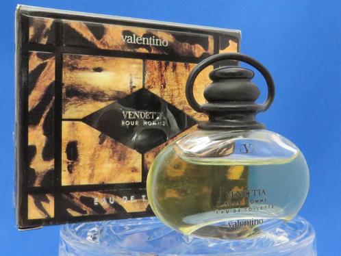 Mini - VALENTINO - Vendetta homme - 4,5ml - edt - 4,5cm, Verzamelen, Parfumverzamelingen, Gebruikt, Miniatuur, Gevuld, Ophalen of Verzenden