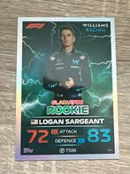 Logan Sargeant F1 Topps Turbo Attax 2023 Rookie Kaart, Ophalen of Verzenden, Nieuw, Losse kaart, Foil
