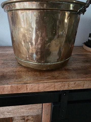 Antieke Haardbak/Ketel - Verzamelobject beschikbaar voor biedingen