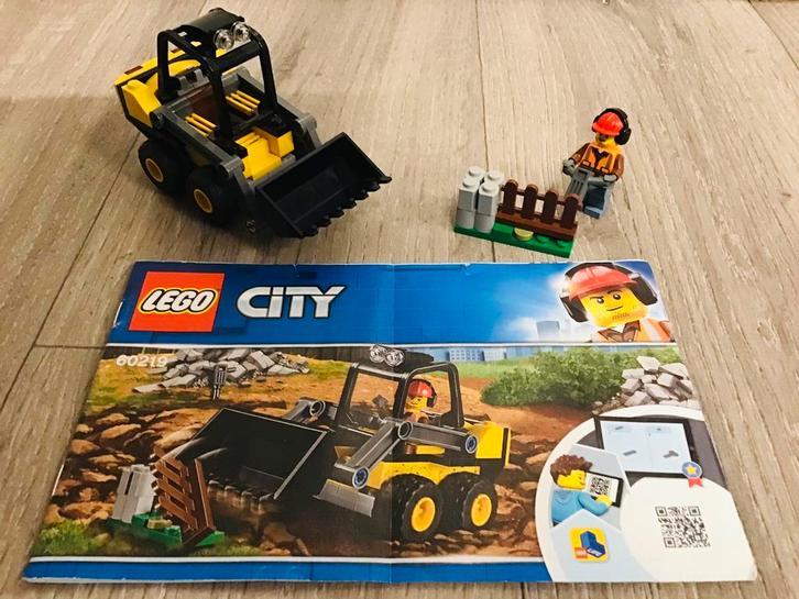 LEGO city 60219, construction loader, compleet en ZGAN, Kinderen en Baby's, Speelgoed | Duplo en Lego, Zo goed als nieuw, Lego