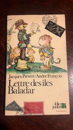 Lettre des Îles baladar - Jacques Prévert-André François, Boeken, Ophalen of Verzenden