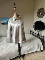 Studio AR Satijnen Blouse - Maat 40 - Nieuwstaat, Verzenden, Zo goed als nieuw, Maat 38/40 (M), Blauw