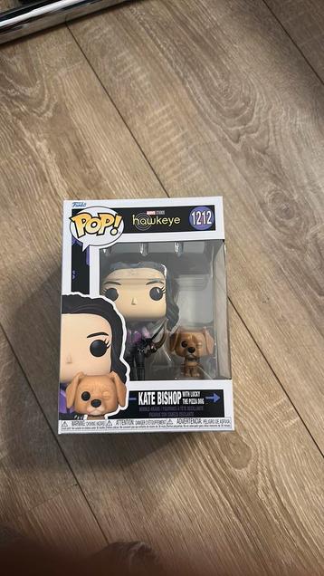Funko pop! Kate bishop with lucky the pizza dog 1212 hawkeye beschikbaar voor biedingen