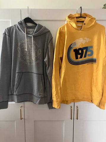 Jack & Jones Hoodie Geel Maat L beschikbaar voor biedingen