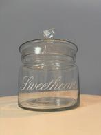 Riviera Maison glazen pot ‘sweethearts’, Ophalen of Verzenden, Zo goed als nieuw