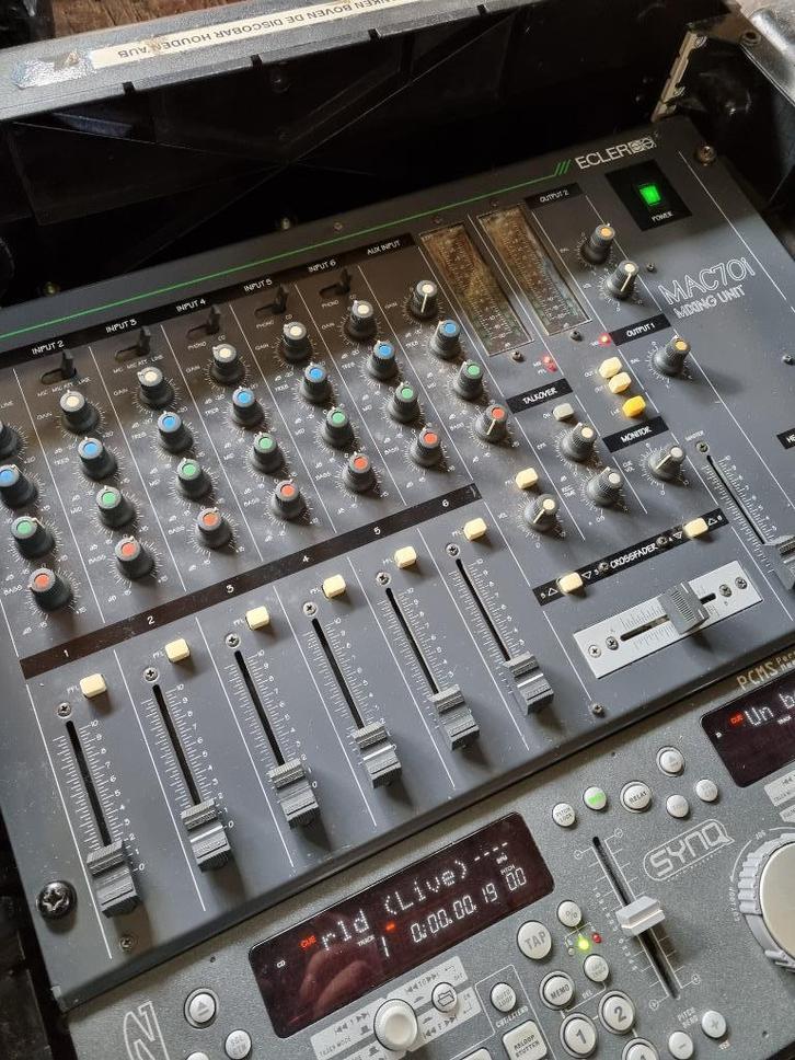 Ecler mengpanelen, Muziek en Instrumenten, Mengpanelen, Gebruikt, Microfooningang, Ophalen of Verzenden