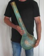 Museumstuk : art nouveau Legras Montjoye vaas distels  72 cm, Ophalen