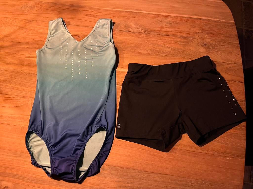 Turnpakje maat 12j, Sport en Fitness, Ophalen, Gebruikt, Turnpak(je)