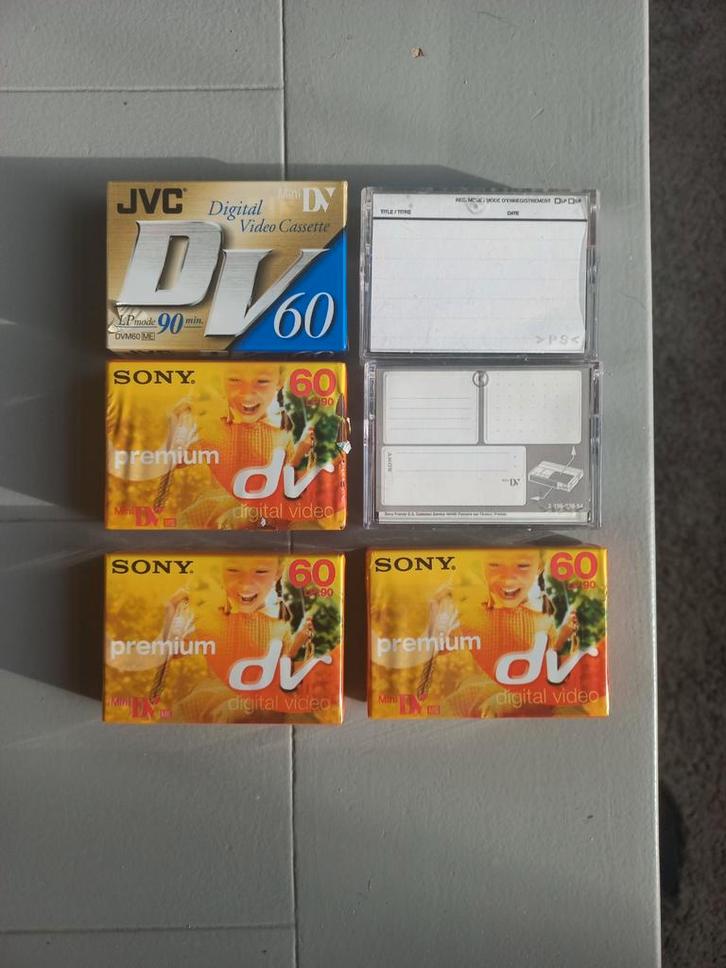 DV Cassettes Sony Handycam (6 stuks), Audio, Tv en Foto, Videocamera's Digitaal, Ophalen of Verzenden