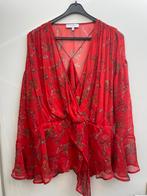 Iro Paris top met schitterende print rood 40, Maat 38/40 (M), Ophalen of Verzenden, Rood, Iro