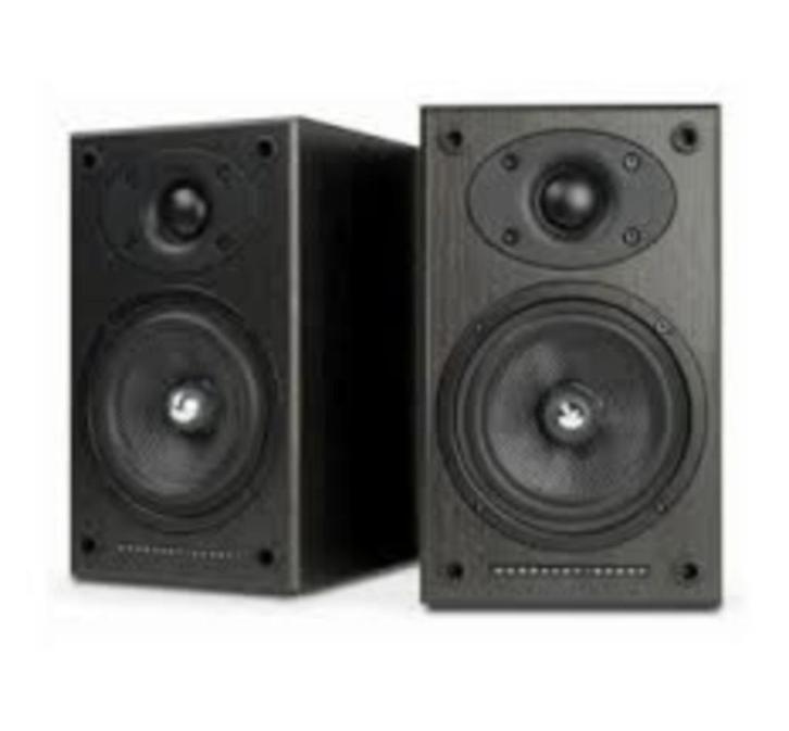 luidsprekers mordaunt short carnival 1 m6515 NIEUW zwart, Audio, Tv en Foto, Luidsprekers, Nieuw, Front, Rear of Stereo speakers