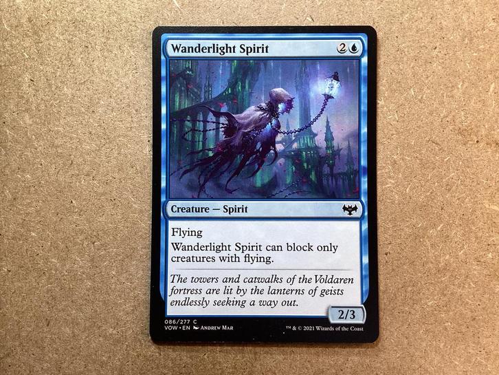 1x Wanderlight Spirit [086/277] (Near Mint), Hobby en Vrije tijd, Verzamelkaartspellen | Magic the Gathering, Zo goed als nieuw