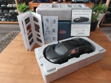 Autoart 70937 1/18 Bugatti veyron super sport Carbon Black  beschikbaar voor biedingen