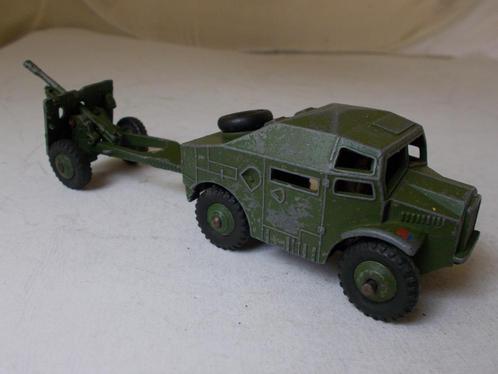 1958 Dinky Toys 688 FIELD ARTILLERY TRACTOR + 25 PR GUN., Hobby en Vrije tijd, Modelauto's | 1:43, Gebruikt, Bus of Vrachtwagen