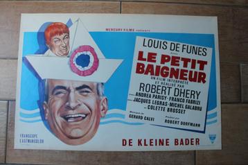 filmaffiche Louis De Funes Le petit baigneur filmposter beschikbaar voor biedingen