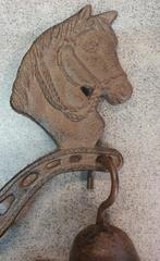 DEURBEL / PAARDENHOOFD / PAARD / GIETIJZER, Huis en tuin decoratie Marie, Nieuw, Info@huisentuindecoratiemarie.nl, Peize
