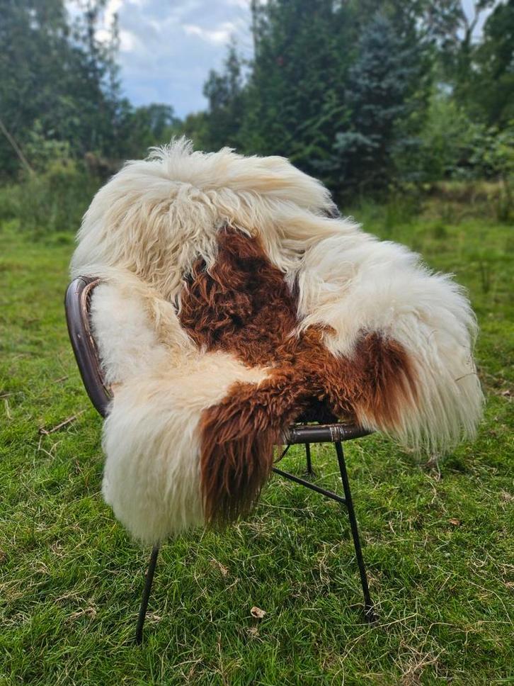 Ijslands schapenvacht KoperBont Showmodel, Huis en Inrichting, Woonaccessoires | Plaids en Woondekens, Nieuw, Ophalen of Verzenden