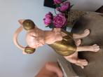 Oud roze met goud honden beeld, Ophalen of Verzenden, Zo goed als nieuw, Dier