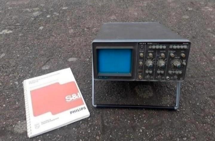 Philips oscilloscope pm3215 50 MHz met boekje, Doe-het-zelf en Verbouw, Meetapparatuur, Gebruikt, Ophalen of Verzenden