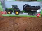 siku 1954 john deere met aanhanger., Hobby en Vrije tijd, Modelauto's | 1:32, Ophalen of Verzenden, Nieuw, Tractor of Landbouw