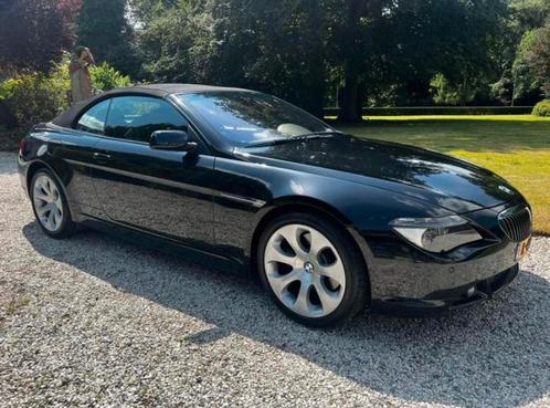BMW 645ci cabriolet 2004 Zwart, Auto's, BMW, Particulier, 6-Serie, ABS, Adaptive Cruise Control, Airbags, Airconditioning, Alarm