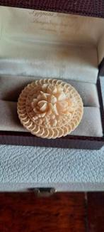 Antieke  celluloïd broche, Sieraden, Tassen en Uiterlijk, Antieke sieraden, Ophalen of Verzenden, Overige materialen, Broche