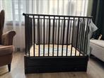 Donkerbruine vintage box mét toebehoren!, Kinderen en Baby's, Boxen, Ophalen, Gebruikt, Boxkleed