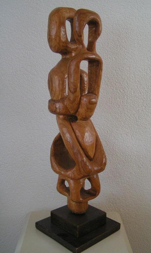 Sculptuur Hubert bekman Moeder en kind zeer fraai (1961), Antiek en Kunst, Kunst | Beelden en Houtsnijwerken, Ophalen of Verzenden