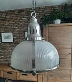Hanglamp met glazen kap, Huis en Inrichting, Lampen | Hanglampen, Ophalen, Zo goed als nieuw, Glas, Minder dan 50 cm