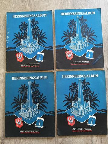 4 delen herinneringsalbum 1e inf brigadegroep c divisie beschikbaar voor biedingen