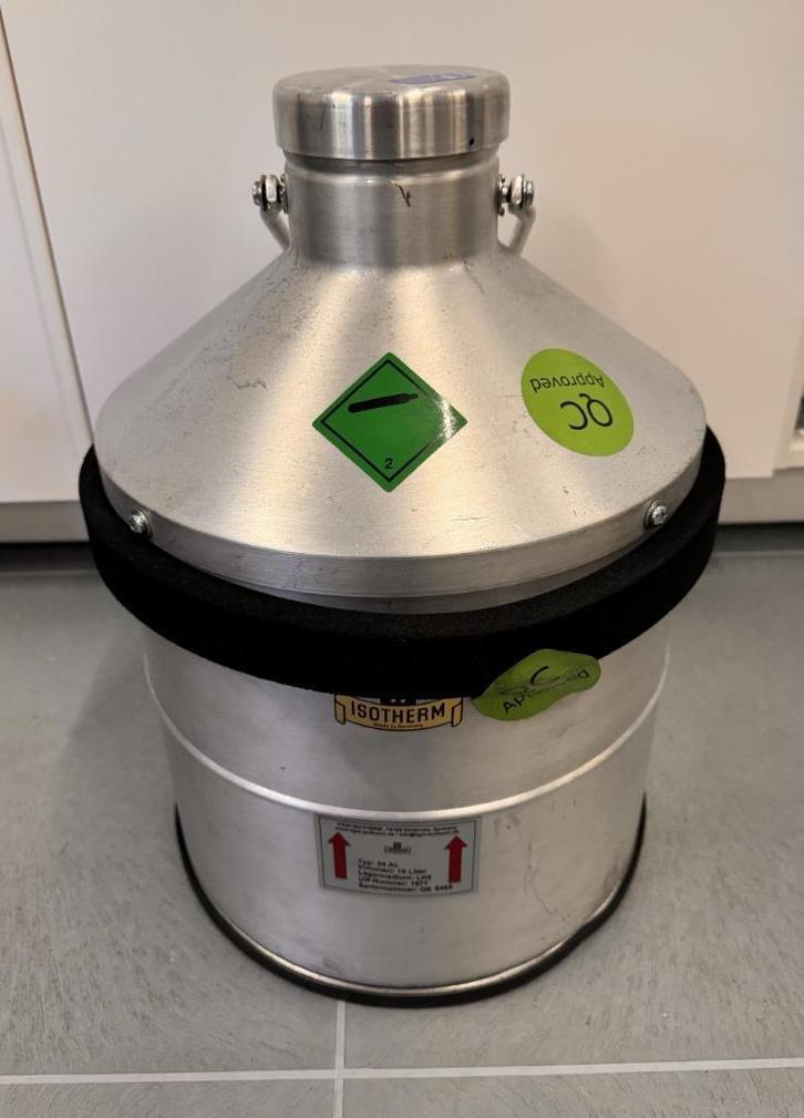 Isotherm 24AL 10ltr stikstof LN2 dewar fles, Hobby en Vrije tijd, Overige Hobby en Vrije tijd, Gebruikt, Ophalen of Verzenden