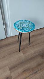 Bijzettafel / tafeltje met mozaiek, Ophalen, Zo goed als nieuw