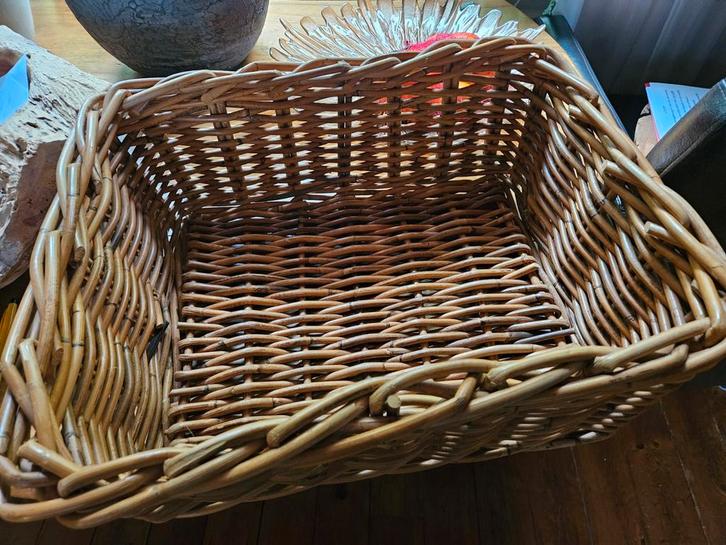Rieten Mand - Opbergmand, Huis en Inrichting, Woonaccessoires | Kisten, Minder dan 50 cm, Minder dan 50 cm, 50 tot 100 cm, Ophalen
