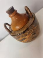 Vintage 60's houtsnijwerk pot met deksel, Ophalen of Verzenden
