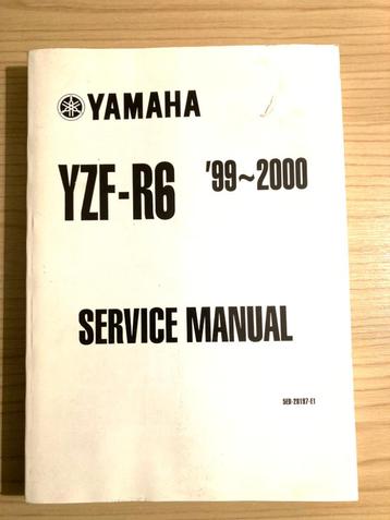 Yamaha YZF-R6 1999-2000 Service Manual beschikbaar voor biedingen
