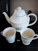 Queens Garden Theepot met 2 mokken, Huis en Inrichting, Keuken | Servies, Ophalen of Verzenden, Zo goed als nieuw, Overige stijlen