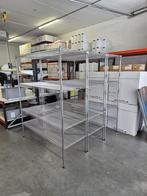 (5) RVS Stellingen - Ideaal voor Opslag, Ophalen, Gebruikt