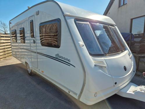 Sprite Europa 495 Mover,Voortent,Fransbed,Ruime zit, Caravans en Kamperen, Caravans, Bedrijf, tot en met 4, 1000 - 1250 kg, Standaardzit