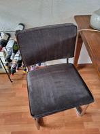 2 Eettafel Stoelen - Bruin Corduroy, Gebruikt, Twee, Bruin, Vintage