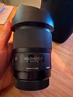 Sigma 20mm f/1.4 DG HSM Art Canon, Ophalen of Verzenden, Zo goed als nieuw, Groothoeklens