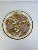 Vintage lucite schaal met hortensia’s, Ophalen of Verzenden