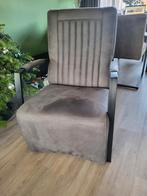 antraciet fauteuil, Ophalen, Gebruikt, 75 tot 100 cm, Stof