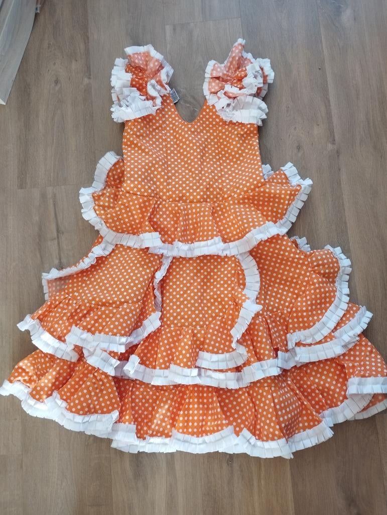 Spaanse jurk, gemaakt in Sevilla., Kleding | Dames, Carnaval, Ophalen of Verzenden, Zo goed als nieuw, Kleding
