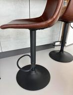 Draaibare Kruk PU Leer - Stijlvol & Comfortabel, Ophalen, Draaibaar, Gebruikt, 60 tot 90 cm