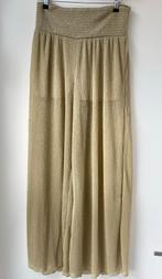 Mosterd / Goudkleurige Lurex Broek - Nieuw met kaartje!, Kleding | Dames, H&M, Overige kleuren, Verzenden, Nieuw