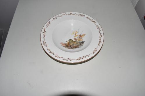 Diep bord Houtsnip Natuurservies Tettau, Huis en Inrichting, Keuken | Servies, Nieuw, Bord(en), Overige stijlen, Overige materialen