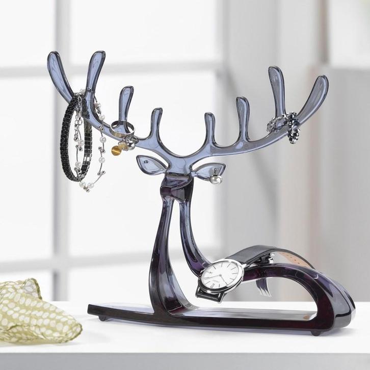 KOZIOL Hubert  rendier  kerst decoratie grijs retro vintage, Huis en Inrichting, Woonaccessoires | Overige, Nieuw, Ophalen of Verzenden