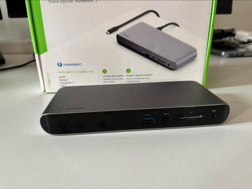 Belkin Thunderbolt 3 Dock, Computers en Software, Dockingstations, Zo goed als nieuw, Ophalen of Verzenden